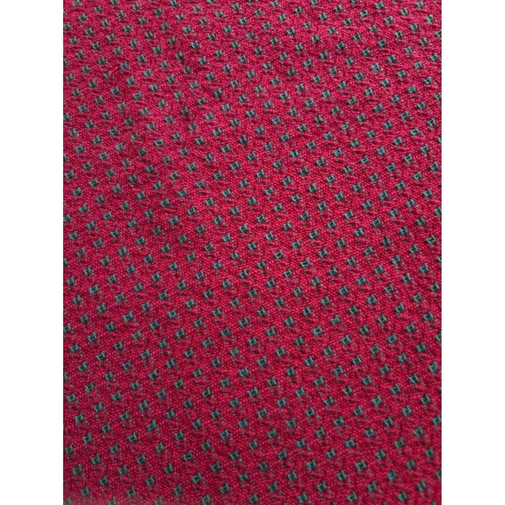 Food Network Christmas Table Linens Red Woven Tablecloth Napkins Rings 64